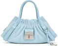Маленький саквояж Marc Jacobs The Cristina из хлопка с деним-эффектом
