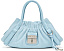 Маленький саквояж Marc Jacobs The Cristina из хлопка с деним-эффектом