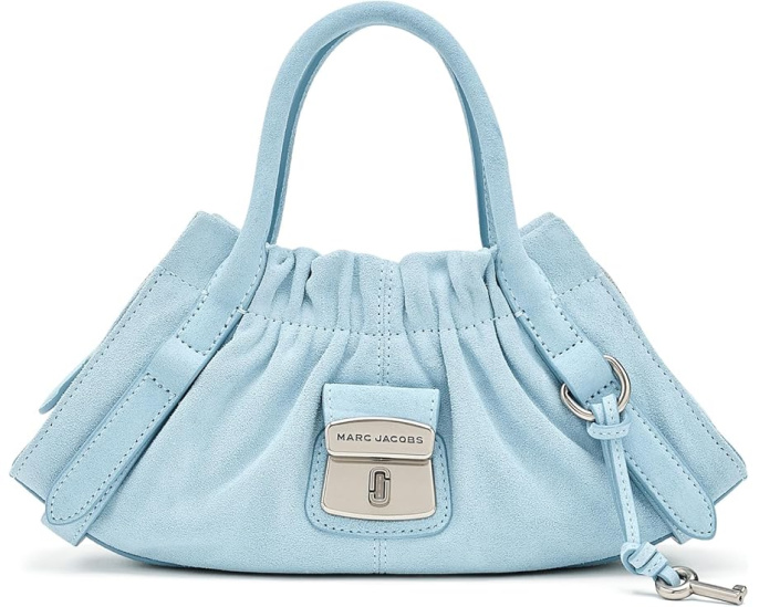 Маленький саквояж Marc Jacobs The Cristina из хлопка с деним-эффектом