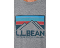 L.L.Bean футболка Everyday SunSmart Tee с коротким рукавом и принтом