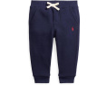 Детские брюки Polo Ralph Lauren Kids из флиса с манжетами