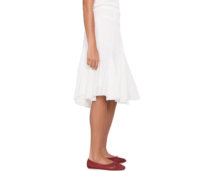Free People юбка миди FP One Frida Godet с асимметричным подолом