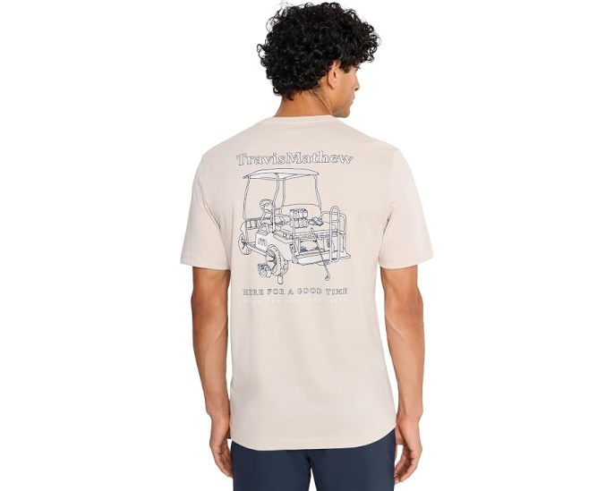 Футболка TravisMathew Golf Cart Glide с принтами