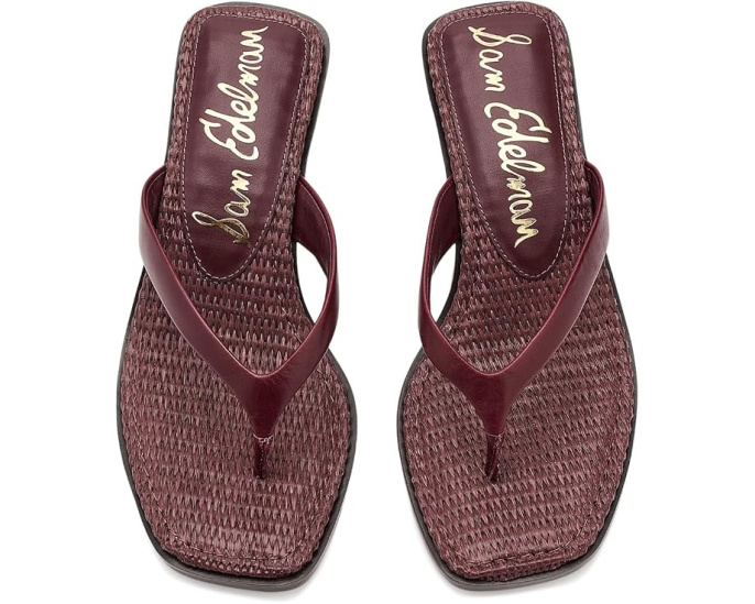 Сандалии Sam Edelman Dollie на маленьком каблуке с квадратным носком