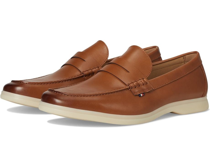 Лоферы Tommy Hilfiger Ladden с пеной памяти и белой подошвой