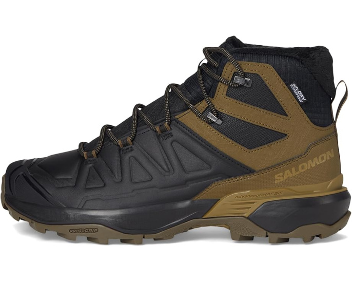 Зимние ботинки Salomon X Ultra Snowpilot с водонепроницаемой мембраной и утеплением