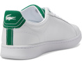 Кроссовки Lacoste Carnaby Pro с цветными вставками и фирменным крокодилом