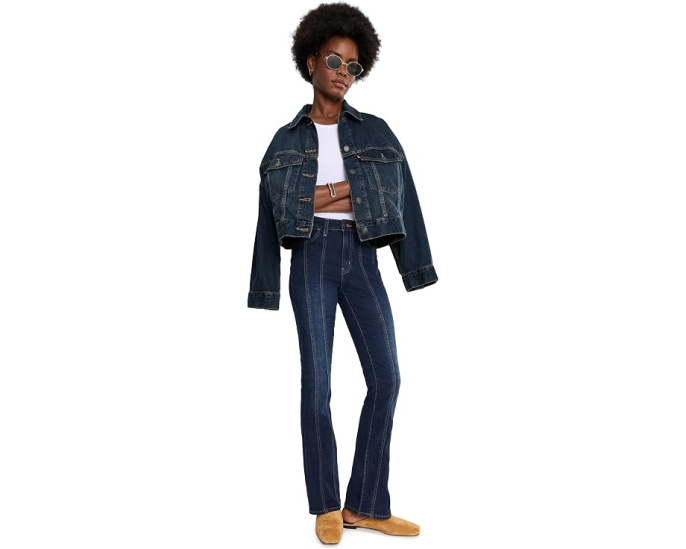 725 High-Rise Bootcut Seamed
