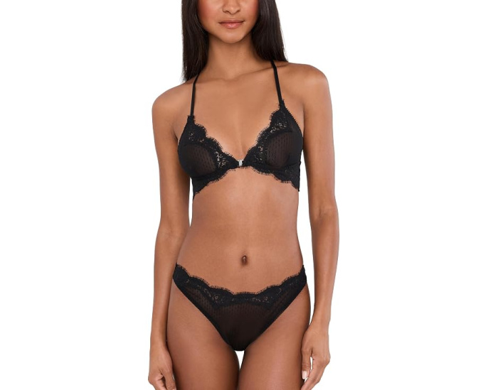 Fiona Mesh Front-close Bralette