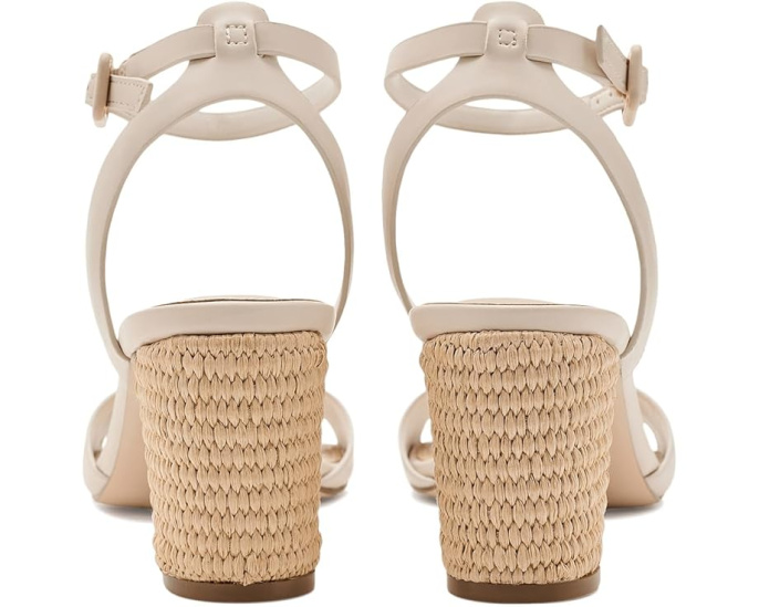 Сандалии Nine West Pheba с плетеным каблуком и пряжкой