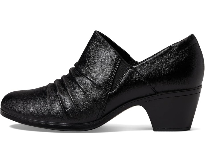 Туфли-лодочки Clarks Emily2 Cove с плиссированным верхом и устойчивым каблуком