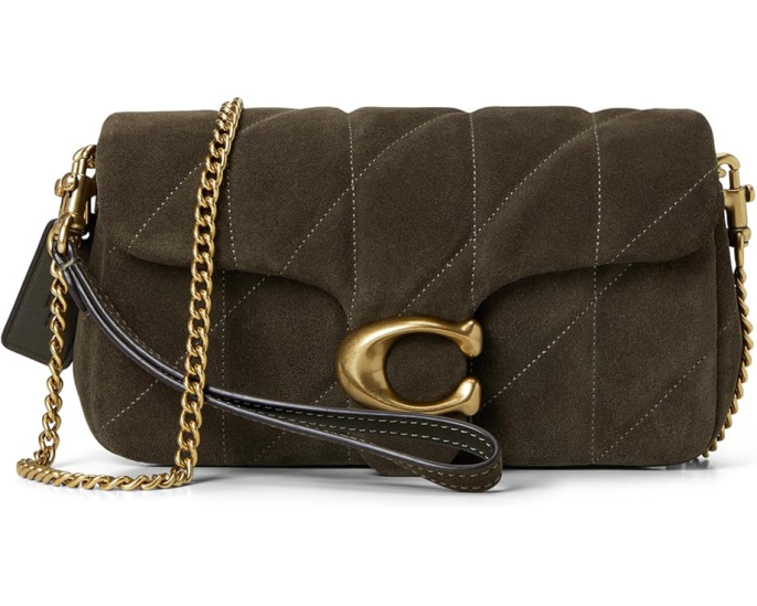 COACH Сумка кроссбоди Tabby Chain 19 с стежкой и съемным ремнем
