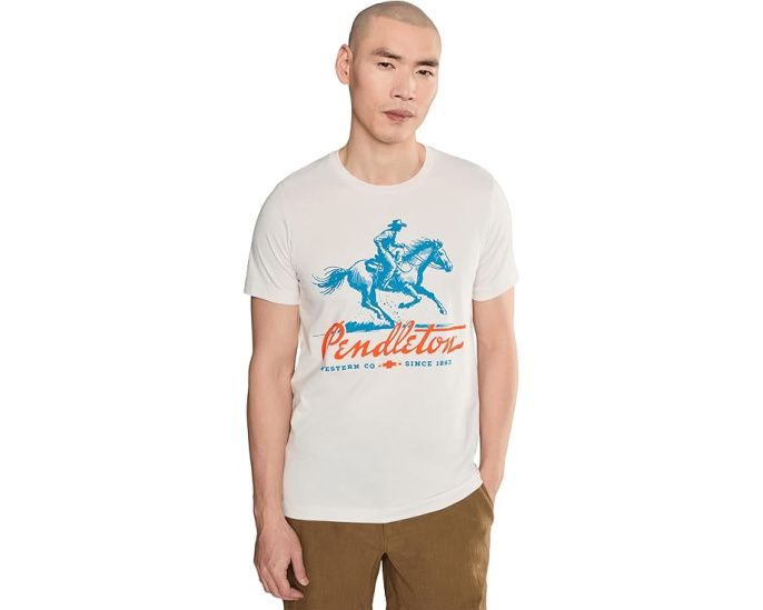 Футболка Pendleton Racehorse с принтом