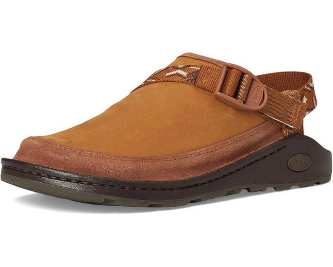 Кожаные клоги Chaco Canyon Clog с подошвой ChacoGrip