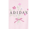 Комплект футболка и штаны Adidas с принтом для малышей Розовый