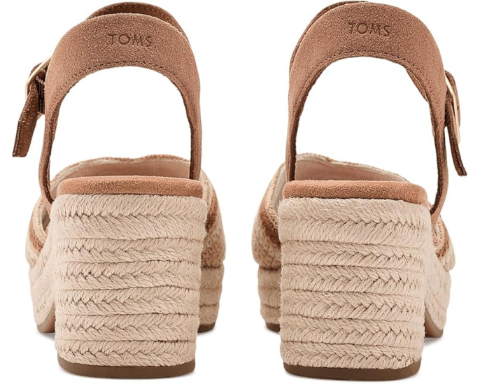 Босоножки TOMS Isla Peep Toe на платформе с открытым носком