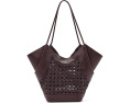 Maribel Woven Panel Tote Bag