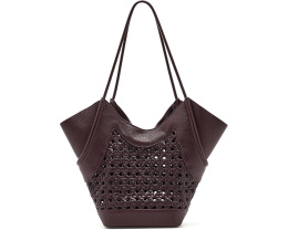 Maribel Woven Panel Tote Bag