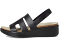 Сандалии ECCO Flowt Wedge Cork Oasis на клине с пробковой стелькой и кожаными ремешками