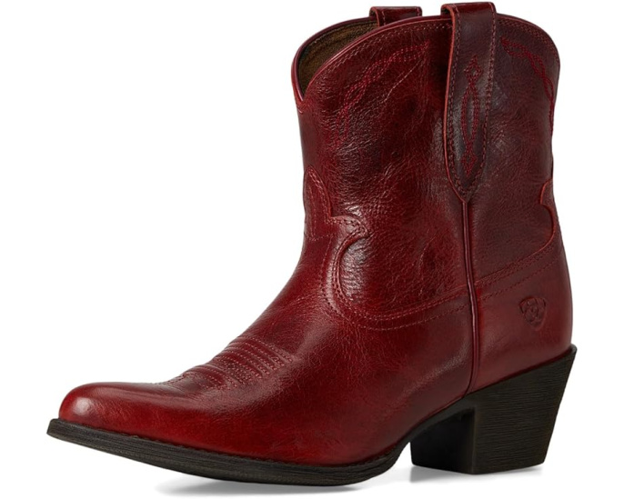 Ботильоны Ariat Maggie с каблуком и стежками