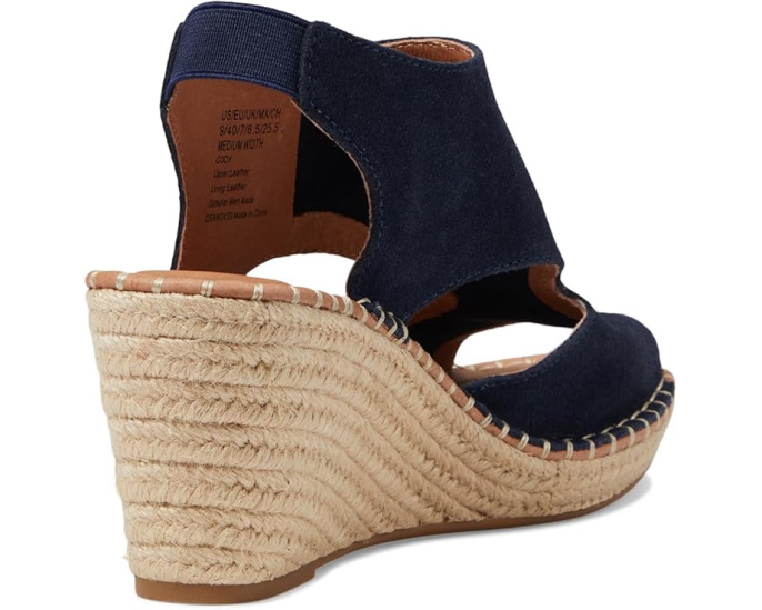 Туфли Gentle Souls by Kenneth Cole Cody на танкетке с открытым носком