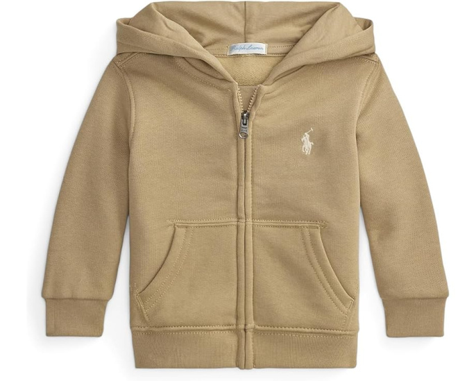 Флисовая кофта с капюшоном и молнией для младенцев Polo Ralph Lauren