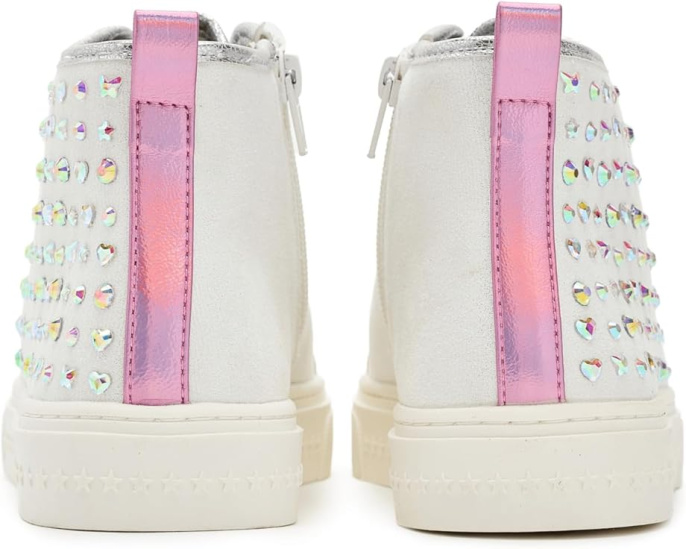 Детские кроссовки Steve Madden Kids Laurisa с высоким верхом и стразами
