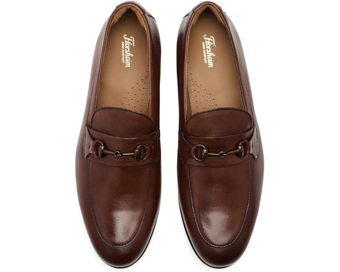 Мокасины Modena Moc Toe Bit Loafer от Florsheim с кожаной стелькой