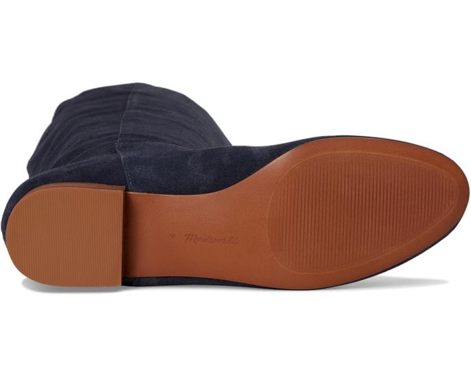 Высокие сапоги Madewell Taylor из замши с круглым носком