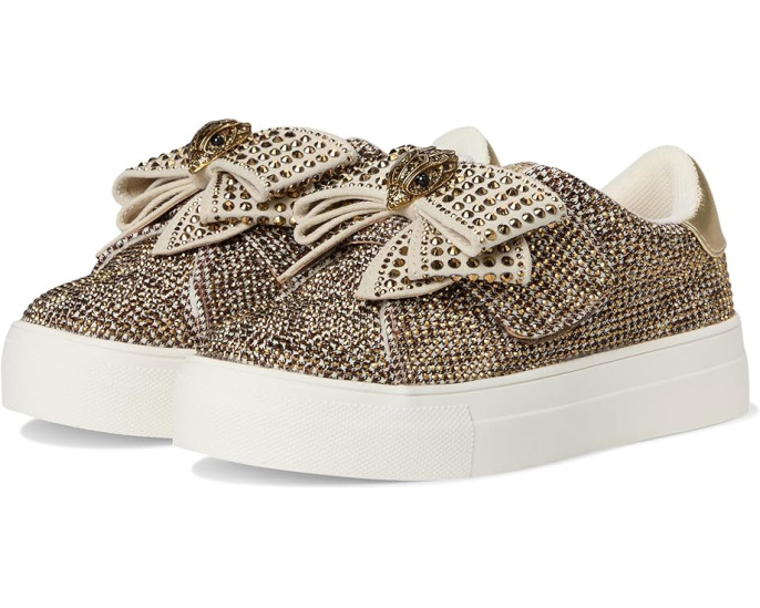 Кроссовки Kurt Geiger London Kids Mini Laney Bow с бантом и кристаллами