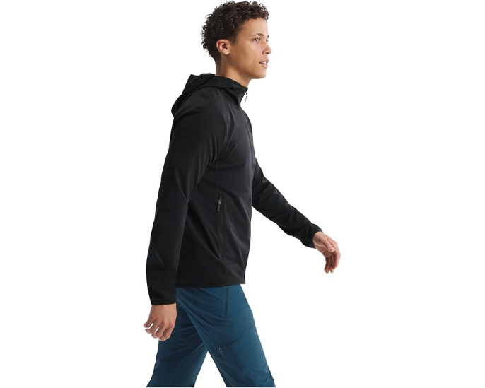 Толстовка Arc'teryx Delta с капюшоном из полартека для активного отдыха