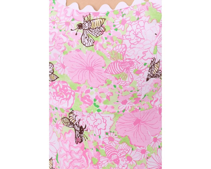 Платье миди Dwyer от Lilly Pulitzer с квадратным вырезом