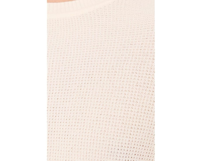 Свитер Faherty Sunwashed Crewneck из органического хлопка с вафельной вязкой