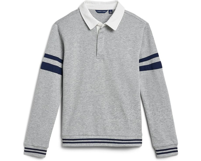 Heathered Polo Sweatshirt (Toddler/Little Kid/Big Kid)