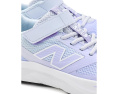 New Balance 625 детские кроссовки на липучках фиолетовые с дышащей сеткой