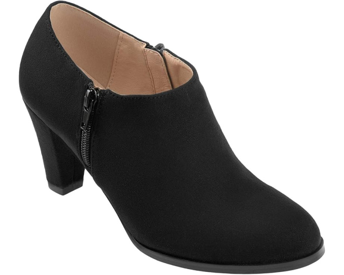 Sanzi ботинки от Journee Collection с квадратным носком черные
