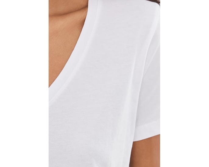 Madewell Northside V-Neck Tee из 100% хлопка с прямым подолом