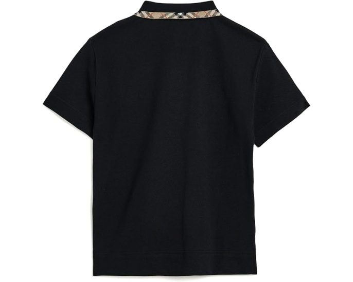 Рубашка Burberry Kids Johane черная для детей