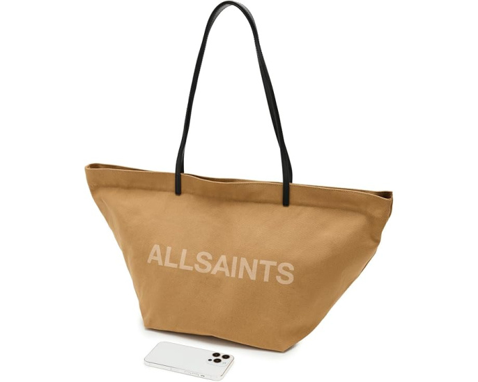 Тканевая сумка AllSaints Serafina Canvas Tote Palisade Tan
