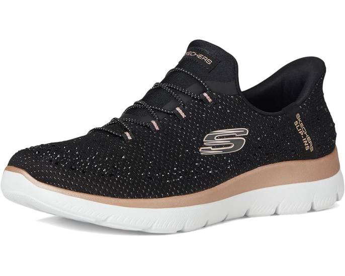 Skechers Summits Brilliant Shine Hands Free Slip-INS с пайетками
