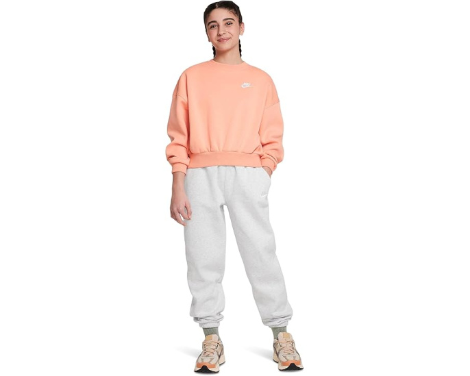 Толстовка Nike Club Fleece Boxy Crew Neck для детей