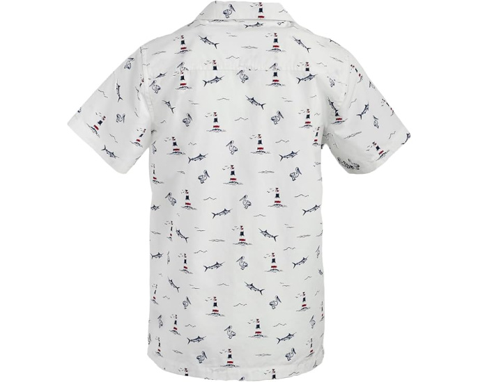 Рубашка для детей с принтом Janie and Jack из хлопка с коротким рукавом