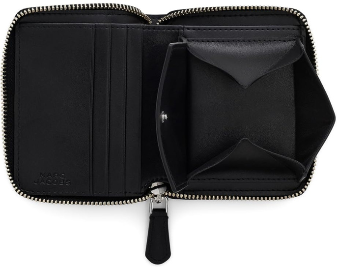Компактный кожаный кошелек Marc Jacobs The Everyday Slim для денег и карт