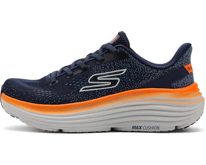Беговые кроссовки SKECHERS Max Cushioning Endeavour с сетчатым верхом