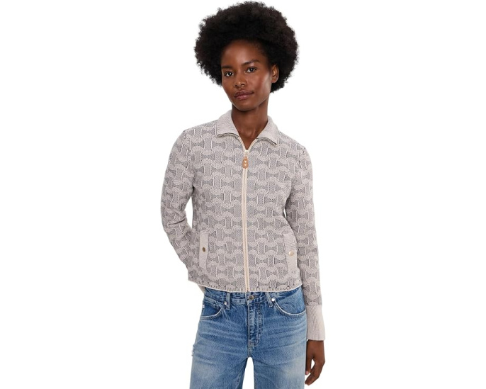 Жакет Dapper Swirl Knit от NIC+ZOE с узором свирл