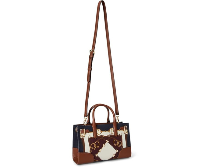 Lauren Ralph Lauren сумка тоут Belting-Print Small Devyn с ремнем