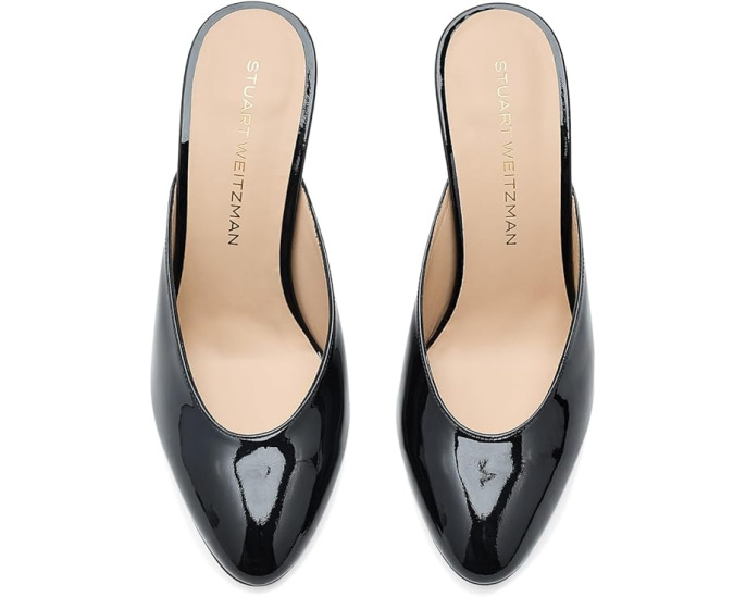 Stuart Weitzman мюли Madison Mules85 на высоком каблуке с круглым носком