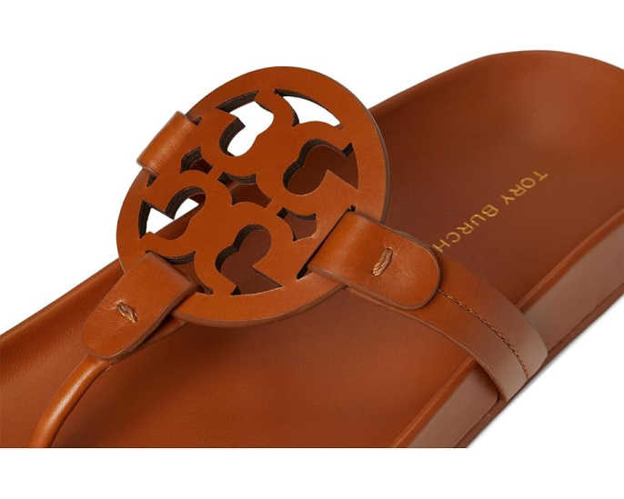 Сандалии Tory Burch Miller Cloud с перемычкой между пальцами и логотипом Double T