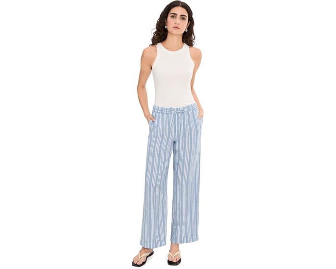 Брюки Tommy Bahama с эластичным поясом и полосками из льна