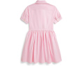 Платье-рубашка из хлопкового оксфорда для детей постарше Polo Ralph Lauren Kids
